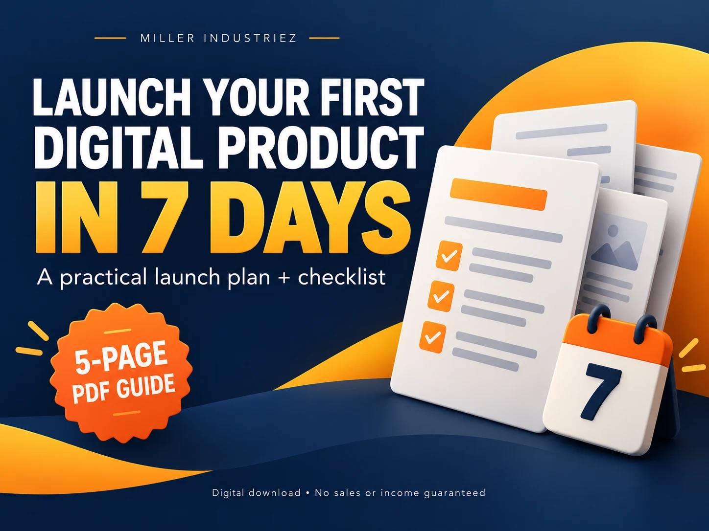 7-Day Digital Product Launch Guide product cover