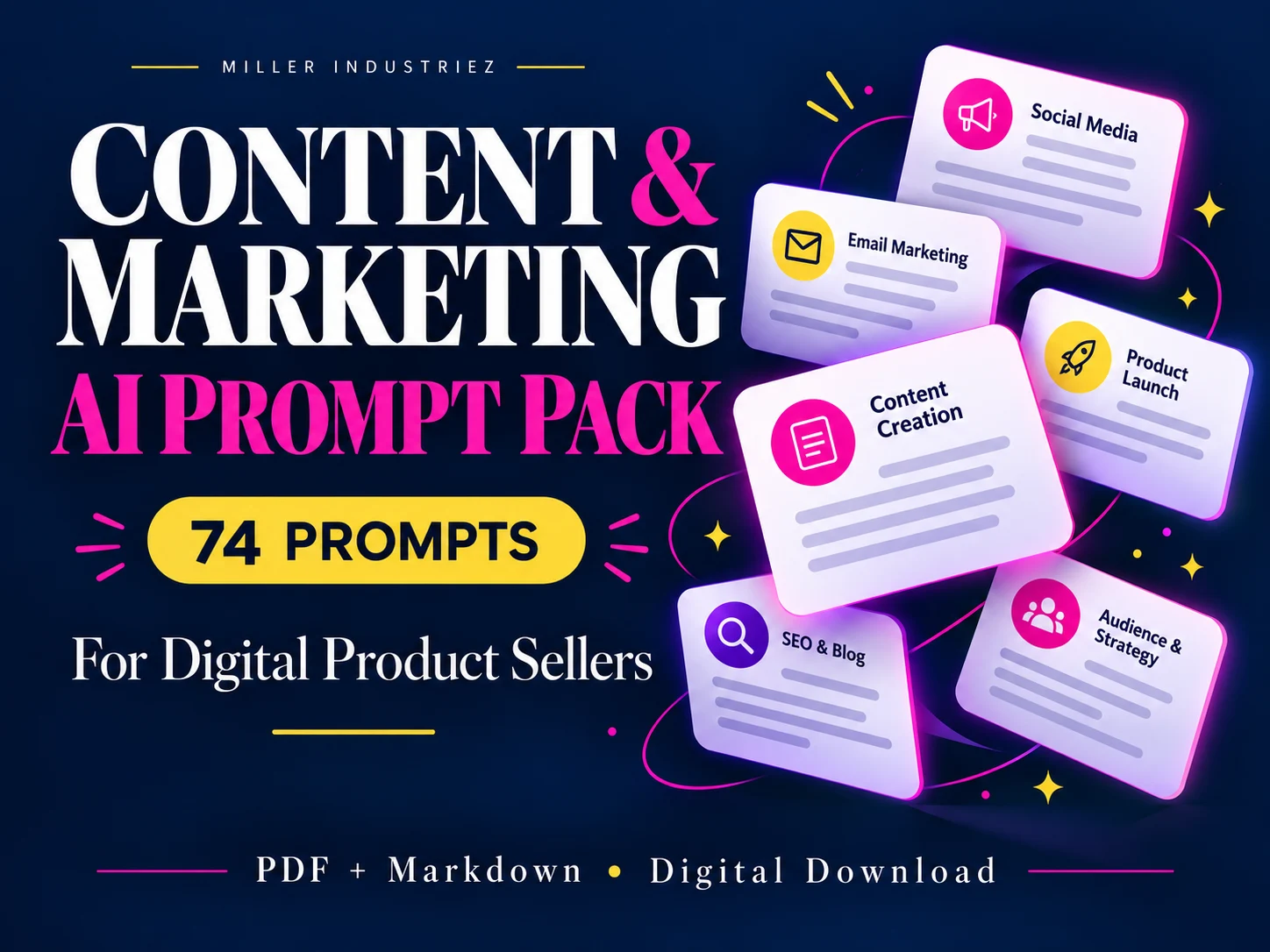 Content & Marketing Prompt Pack product cover